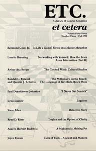 PDF Version: ETC: A Review of General Semantics 47:3 (Fall 1990)