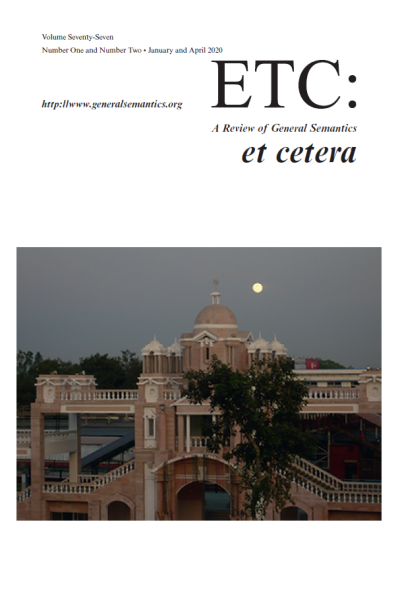 PDF Version: ETC: A Review of General Semantics 77:1-2