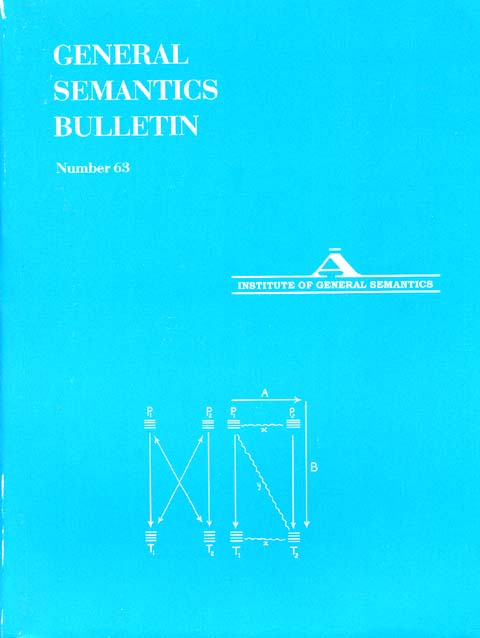 PDF Version: General Semantics Bulletin No. 63 (1996)