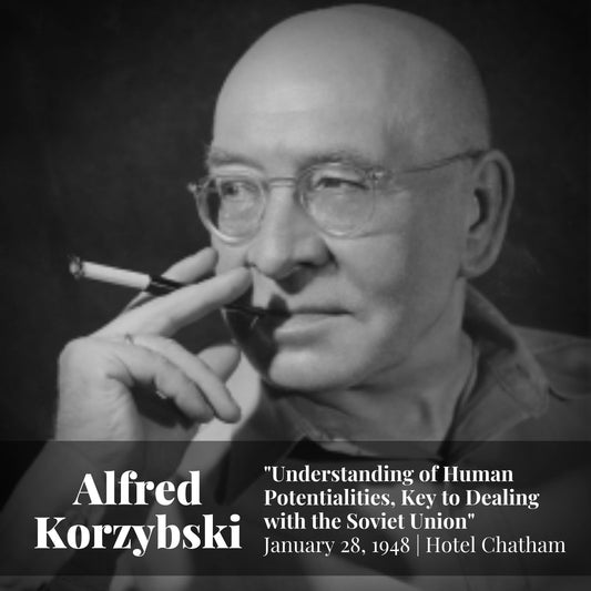 MP3: Understanding of Human Potentialities, Key to Dealing with the Soviet Union (Hotel Chatham 1948)