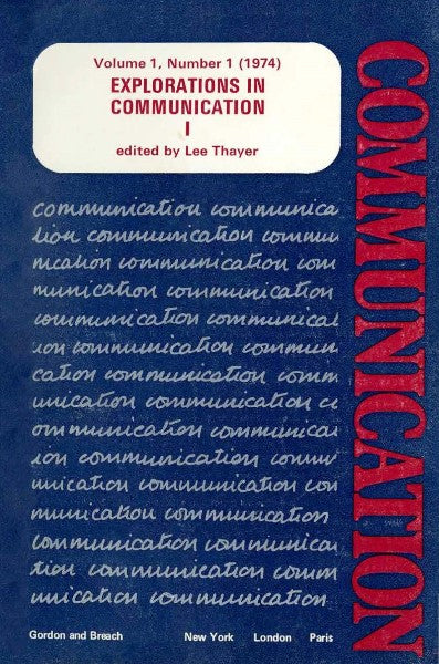 PDF Version: Communication 1:1 (June 1974)