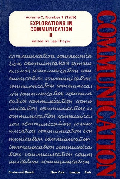 PDF Version: Communication 2:1 (December 1975)