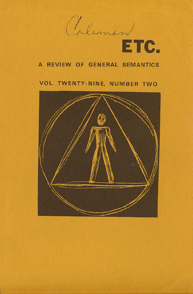 PDF Version: ETC: A Review of General Semantics 29:2 (June 1972)