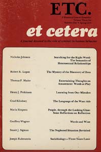 PDF Version: ETC: A Review of General Semantics 36:1 (Spring 1979)