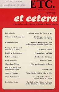 PDF Version: ETC: A Review of General Semantics 40:4 (Winter 1983)