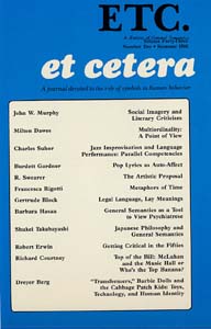 PDF Version: ETC: A Review of General Semantics 43:2 (Summer 1986)