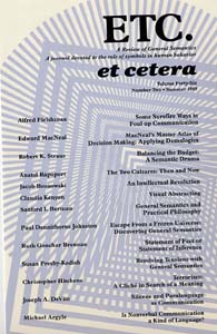 PDF Version: ETC: A Review of General Semantics 46:2 (Summer 1989)