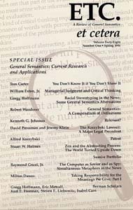 PDF Version: ETC: A Review of General Semantics 48:1 (Spring 1991)