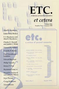 PDF Version: ETC: A Review of General Semantics 50:2 (Summer 1993)