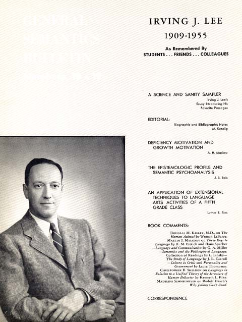 PDF Version: General Semantics Bulletin Nos. 18 & 19 (1955-1956)