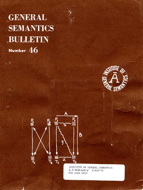 PDF Version: General Semantics Bulletin No. 46 (1979)