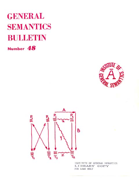 PDF Version: General Semantics Bulletin No. 48 (1981)