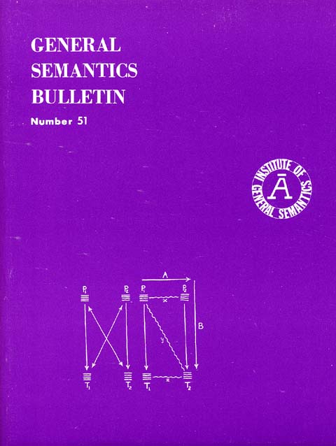 PDF Version: General Semantics Bulletin No. 51 (1984)