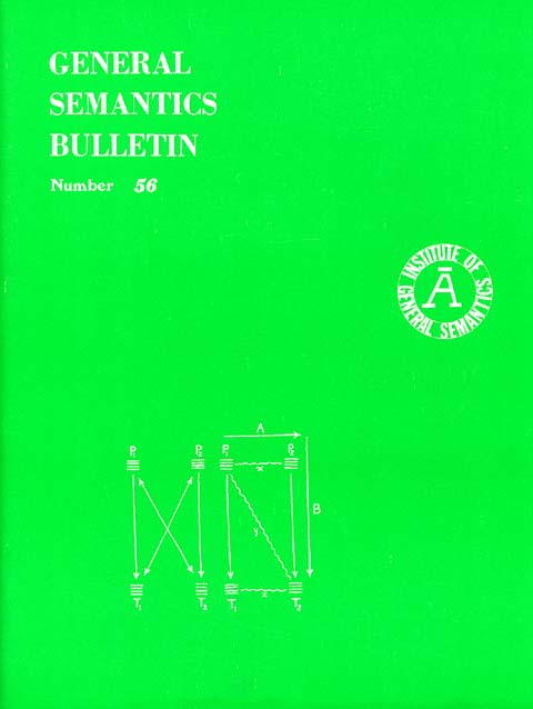 PDF Version: General Semantics Bulletin No. 56 (1992)