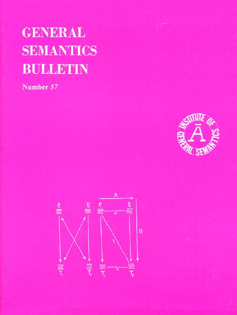PDF Version: General Semantics Bulletin No. 57 (1993)