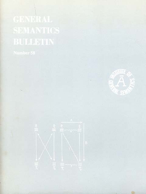 PDF Version: General Semantics Bulletin No. 58 (1993)