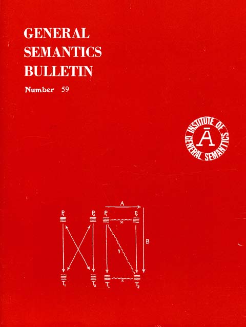 PDF Version: General Semantics Bulletin No. 59 (1994)