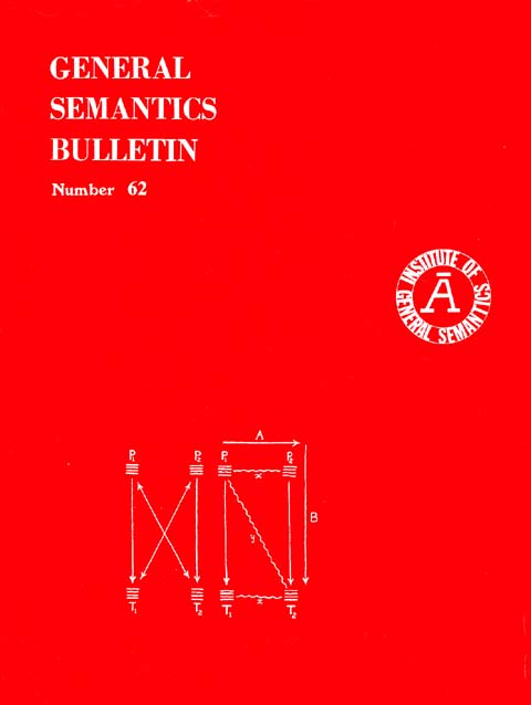PDF Version: General Semantics Bulletin No. 62 (1995)